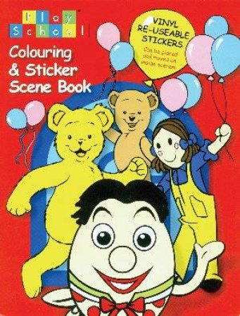 Play School Colouring & Sticker Scene Book by Play School