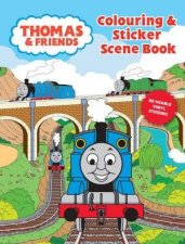 Thomas Colouring  Sticker Scene Book