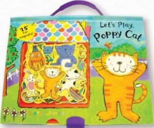 Let's Play, Poppy Cat Magnet Book by Lara Jones