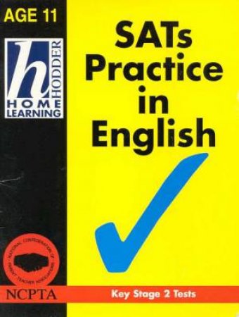 Hodder Home Learning: SATs Practice In English Tests - Age 11 by Rhona Whiteford & Jim Fitzsimmons