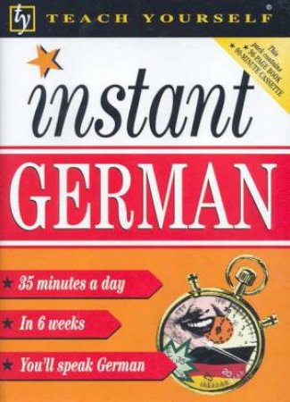 Teach Yourself Instant German - Book & Tape by Elisabeth Smith