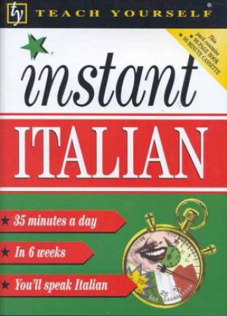 Teach Yourself Instant Italian - Book & Tape by Elisabeth Smith