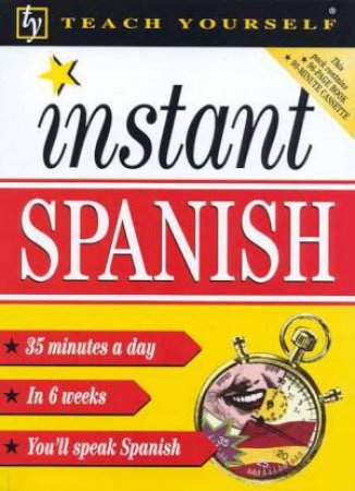 Teach Yourself Instant Spanish - Book & Tape by Elisabeth Smith