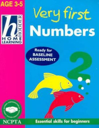 Hodder Home Learning: Very First Numbers - Ages 3 - 5 by Sue Barraclough