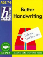 Hodder Home Learning Better Handwriting  Age 7