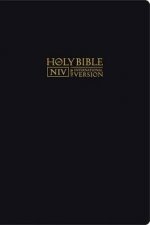 NIV Large Print Bible  Black Bonded Leather