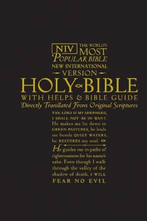 NIV: Popular Holy Bible With Bible Guide - Black by Various