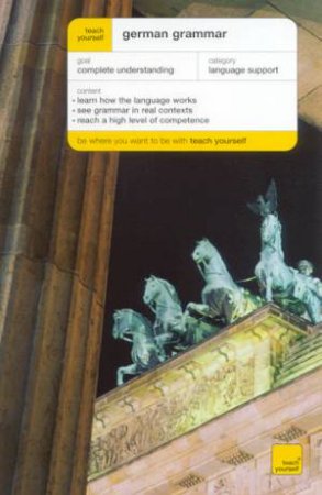 Teach Yourself German Grammar by Jenny Russ