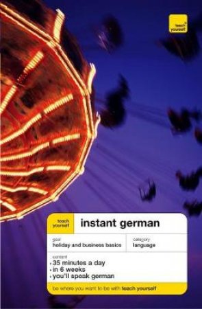 Teach Yourself Instant German - CD by Elisabeth Smith