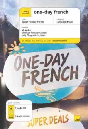 Teach Yourself One-Day French - Booklet & CD by Elisabeth Smith