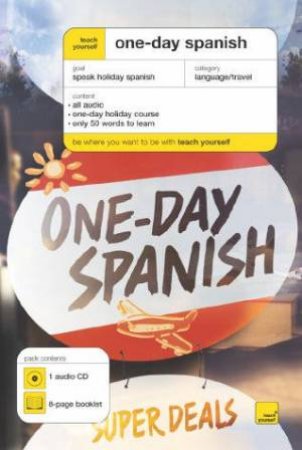 Teach Yourself One-Day Spanish - Booklet & CD by Elisabeth Smith