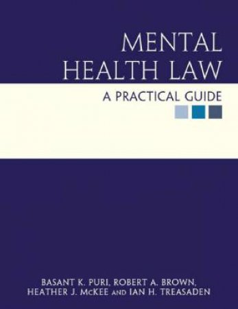 Mental Health Law by K Puri Basant