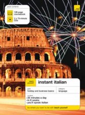 Teach Yourself Instant Italian  3rd Ed Book  Double Cd