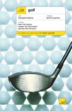 Teach Yourself: Golf - New Edition by David Davies & Patricia Davies