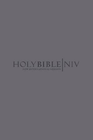 NIV Pocket Grey Soft-Tone Bible with Zip by Various