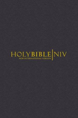 NIV Pocket Black Leather Bible with zip by Various