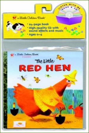 Little Red Hen plus CD by Golden Books 