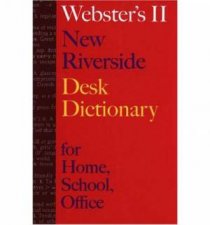 Websters II New Riverside Desk Dictionary