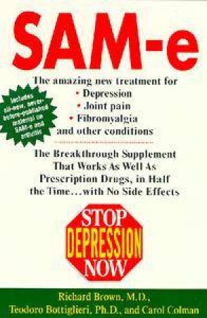 Stop Depression Now by Richard Brown