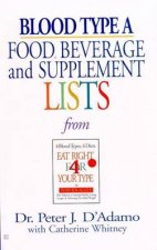 Blood Type A Food Beverage  Supplement Lists From Eat Right For Your Type