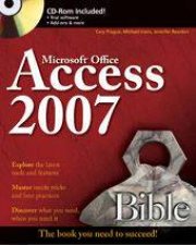 Access 2007 Bible  Book  CD