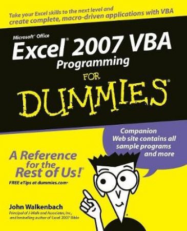 Excel 2007 VBA Programming For Dummies by John Walkenbach