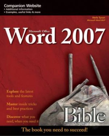 Microsoft Word 2007 Bible by Herb Tyson