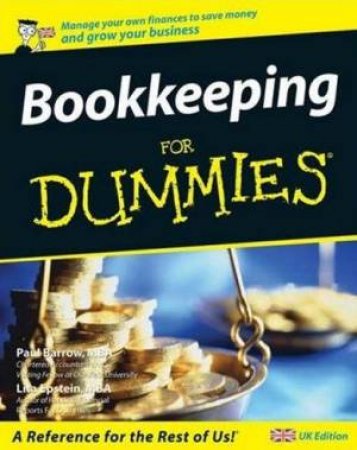 Bookkeeping For Dummies by Paul Barrow & Lisa Epstein