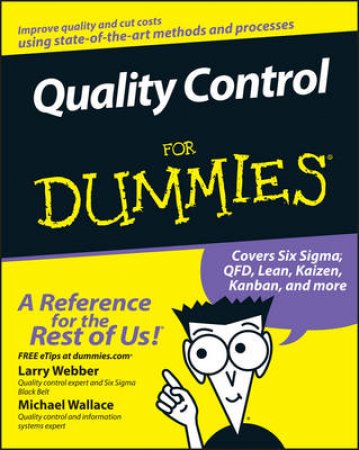 Quality Control For Dummies by Webber