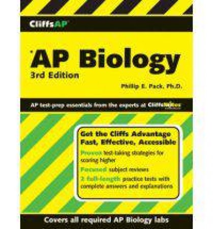 Cliffs AP Biology, 3rd Ed by Phillip Pack