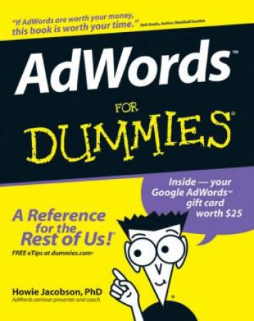 Adwords for Dummies by H Jacobson