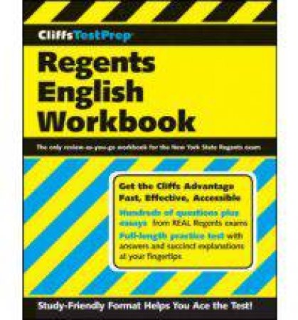 CliffsTestPrep Regents English Workbook by AMERICAN BOOKWORM