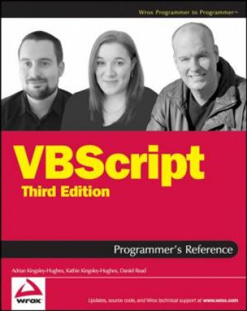 VBscript Programmer's Reference, Third Edition by A Kingsley-Hughes, et al