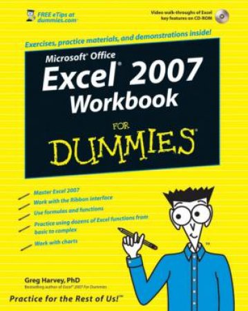 Excel 2007 Workbook For Dummies by Greg Harvey