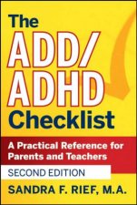 AddADHD Checklist A Practical Reference for Nts and Teachers Second Edition