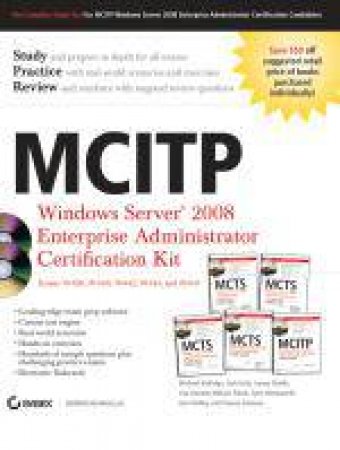 MCITP: Windows Server 2008 Enterprise Administrator Certification Kit by Michael Aldridge