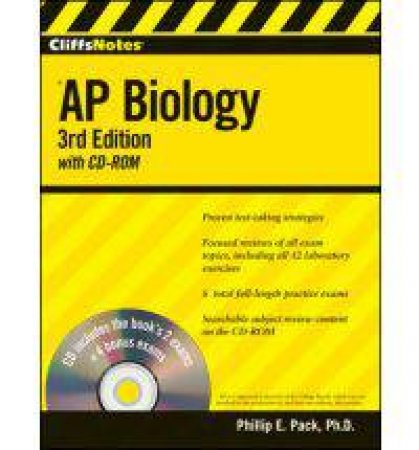 CliffsNotes AP Biology with CD-ROM: 3rd Edition by PACK PHILLIP E.