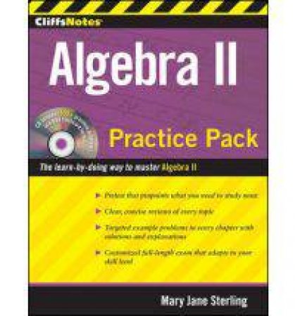 CliffsNotes Algebra II Practice Pack by STERLING MARY JANE