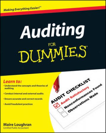 Auditing for Dummies by Marie Loughran