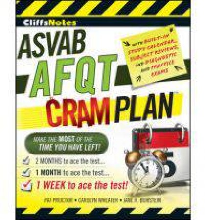 CliffsNotes ASVAB AFQT Cram Plan by PROCTOR  MAJOR PAT