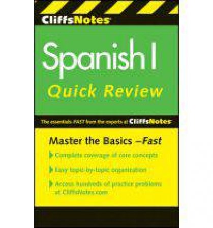 Cliffsnotes Spanish I Quickreview, 2nd Edition by Jill Rodriguez