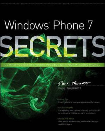 Windows Phone 7 Secrets by Paul Thurott