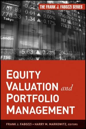 Equity Valuation and Portfolio Management by Various