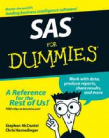 SAS For Dummies by Stephen McDaniel