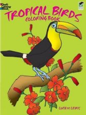 Tropical Birds Coloring Book