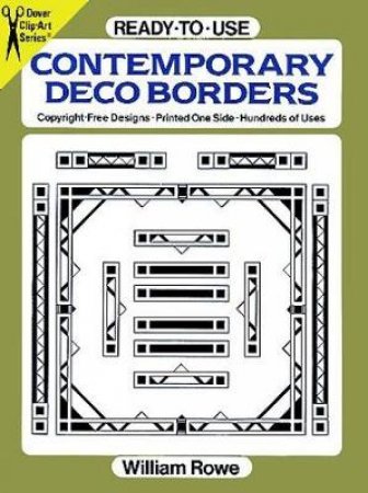 Ready-to-Use Contemporary Deco Borders by WILLIAM ROWE