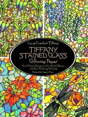 Tiffany Stained Glass Giftwrap Paper by Louis Comfort Tiffany