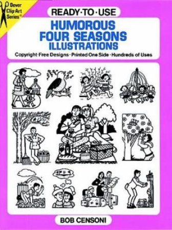 Ready-to-Use Humorous Four Seasons Illustrations by BOB CENSONI