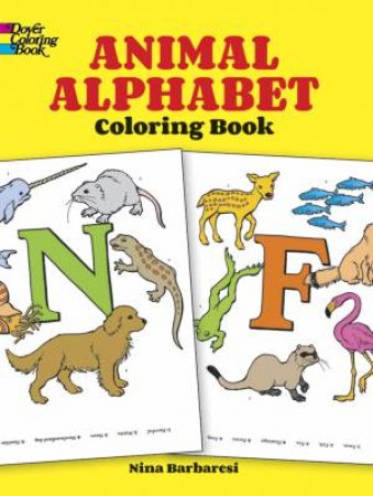 Animal Alphabet Coloring Book by NINA BARBARESI