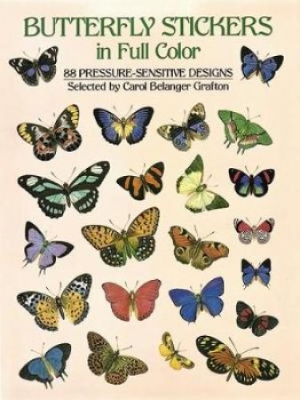 Butterfly Stickers in Full Color by Carol Belanger Grafton